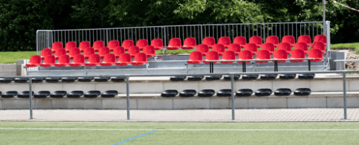 Trib&uuml;ne f&uuml;r Zuschauerbereiche in Sportst&auml;tten und Veranstaltungsanlagen