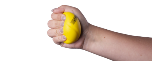 Knetbälle in verschiedenen Farben zum Kneten und Stressabbau