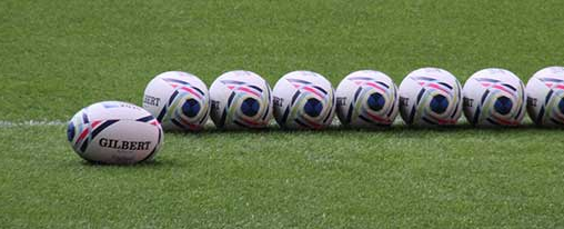 Verschiedene Rugby Bälle für Training, Wettkampf und Freizeit