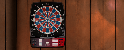 Dartscheibe elektronisch online kaufen – große Auswahl für Freizeitspiele bei Kübler Sport Elektronische Dartscheibe für Freizeitspiele, an der mehrere Personen gemeinsam spielen