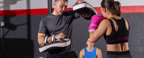 Kickpratzen online kaufen im Kübler Sport Onlineshop Kickpratzen aus robustem Material für effektives Kampfsporttraining und Partnerübungen