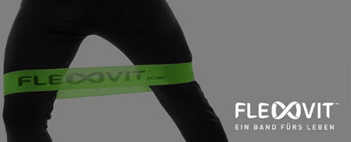 Fitnessb&auml;nder aus Textil f&uuml;r vielseitiges Fitnesstraining mit FLEXVIT
