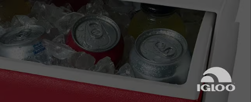 K&uuml;hlbox Igloo f&uuml;r frische Getr&auml;nke und Snacks bei Sportveranstaltungen im Verein