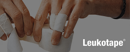 Unelastisches Leukotape zur Stabilisierung von Gelenken und B&auml;ndern f&uuml;r Sportvereine