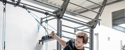 Ein Schlingentisch f&uuml;r die Anwendung in physiotherapeutischen Therapieeinrichtungen