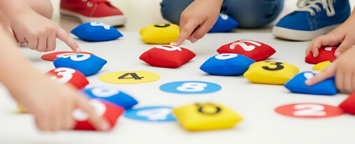 Farbenfrohe Bohnens&auml;ckchen f&uuml;r den Einsatz im Therapiebedarf, ideal f&uuml;r motorisches Training und Wahrnehmungsf&ouml;rderung