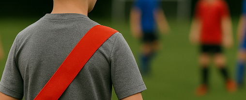 Mannschaftsbänder kaufen im Kübler Sport Onlineshop Verschiedene farbige Mannschaftsbänder als Markierung für Training, Schule und Vereinsbedarf in der Sporthalle