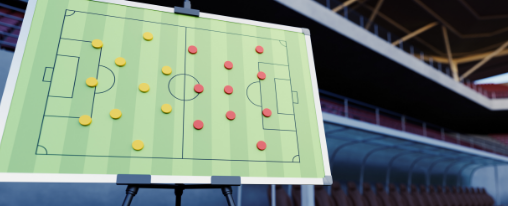 Hochwertige Taktiktafel für Fußballvereine zur Taktikbesprechung und Trainingsplanung