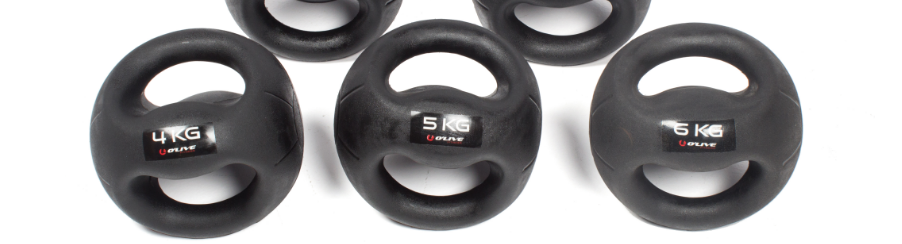 Medizinbälle mit Griff