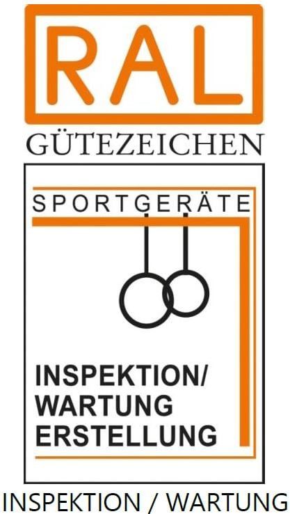 G&uuml;tezeichen RAL-GZ 945 der RAL G&uuml;tegemeinschaft Sportger&auml;te e. V.