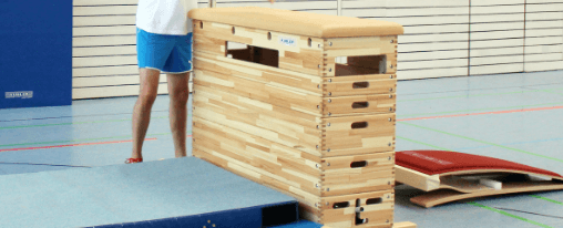 Turnkasten online kaufen im Kübler Sport Onlineshop Vielseitiger Turnkasten aus Holz für Sporthallen und Heimgebrauch