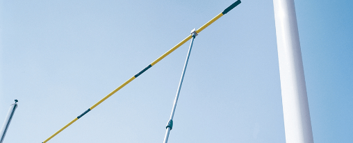 Teleskop-Messstab im Kübler Sport Onlineshop kaufen Teleskop-Messstab für präzise Höhenmessung in der Leichtathletik, ideal für Hochsprung und Stabhochsprung.