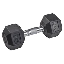 tanga sports® Gummi-Kurzhantel HEX