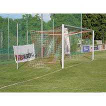 Kübler Sport Fußballtor STADION eckverschweißt, freie Netzaufhängung