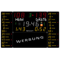 Stramatel® Anzeigetafel Multisport Pro Indoor, vier Module