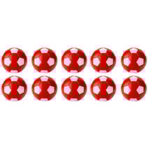Tischfußball Kickerbälle, farbig, 10er-Set