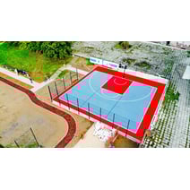 Bergo® Sportbodenbelag für Basketball Court 3x3