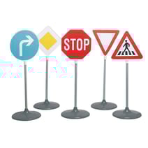 Verkehrsschilder-Set, 5-teilig
