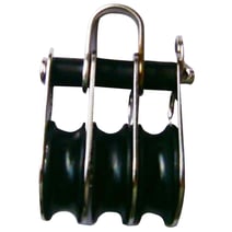 Seil-Umlenkrolle Doppelblock 