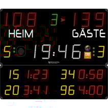 Stramatel® Anzeigetafel Multisport Pro Indoor, zwei Module