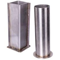 Bodenhülse aus Edelstahl, Einstecktiefe 300 mm