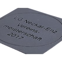 Gravur-Schild für Medaillen