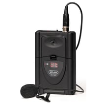 VHF-Taschensender mit Ansteckmikrofon