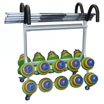 Wagen für Sveltus® Kit Fit'us Langhantelsets
