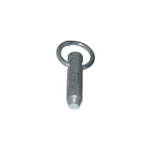 Stecker verzinkt, mit Ring und Kette