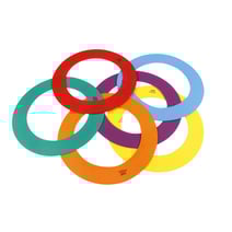 Spordas® Bodenmarkierung Ringe, 6er-Set
