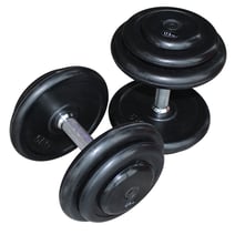 Kompakthantel gummiert, 25 kg