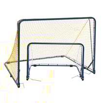 tanga sports® Fußballtor MINI mit hochklappbarem Bodenrahmen