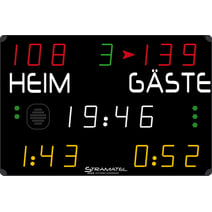 Stramatel® Anzeigetafel Multisport Compact Indoor, ein Modul