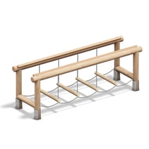 PLAYPARC® Balancier- & Kletterparkelement Wackelbrücke
