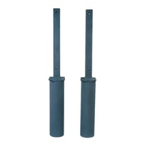 Alu-Netzpfosten mit Adapter, quadratisch 80 x 80 mm