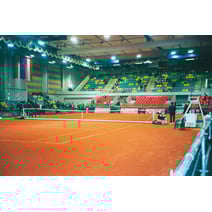 Freistehende Tennis-Netzanlage