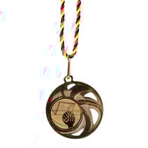 Kübler Sport® Medaille SPIRIT mit Medaillenkordel