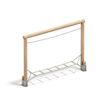 PLAYPARC® Balancier- & Kletterparkelement Sprossenleiterbrücke