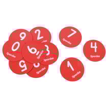 Spordas® 10er-Set Bodenmarkierung Zahlen