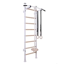 BenchK® Sprossenwand 521W mit Klimmzugstange, Seil & Ringen