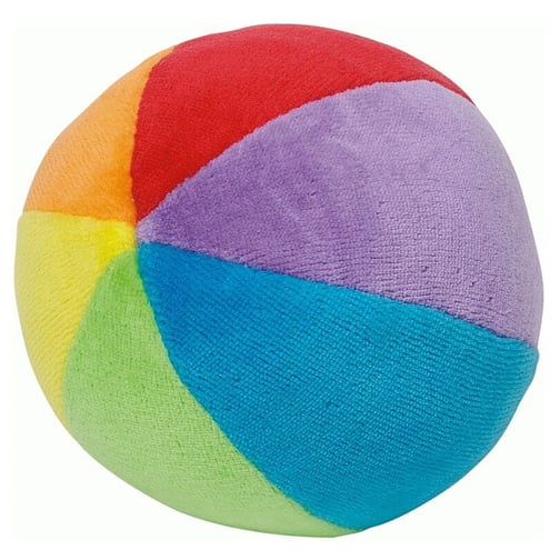 goki® Regenbogenbälle mit Rassel, 6er-Set