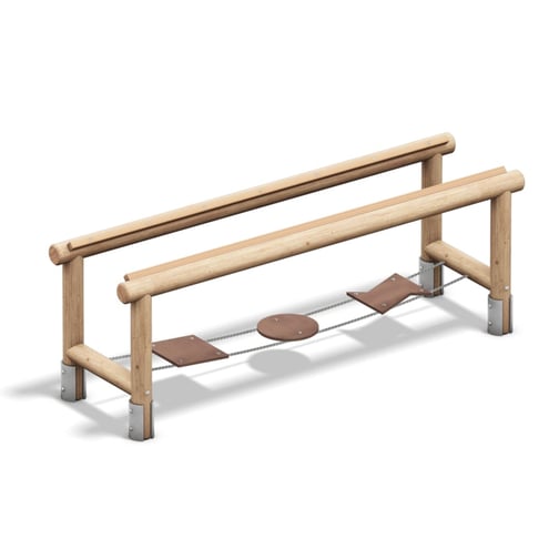 PLAYPARC® Balancier- & Kletterparkelement Abenteuerbrücke