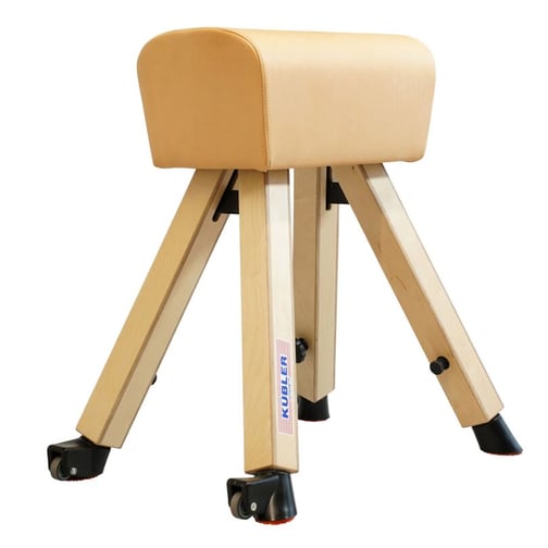 Kübler Sport® Turnbock nach DIN mit Holzbeinen
