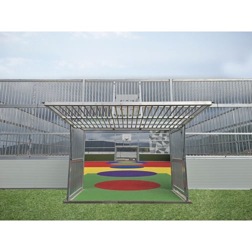 Zulage Soccer-Court ARENA PRO PLUS: Zufahrt in Torrückwand