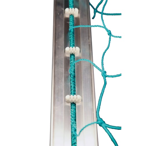 Kübler Sport® Jugendfußballtor ROBUST MOBIL, vollverschweißt, mit Bodenverankerung