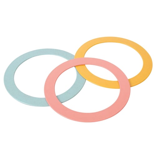 BS Toys® Bio-Jonglierringe, 3er-Set