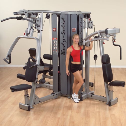 Body-Solid® Pro Dual Grundrahmen für Multi-Trainingsstation, 4-seitig