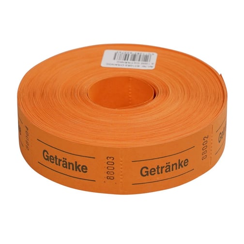 Wertmarken Rolle mit 1000 Abrissen 