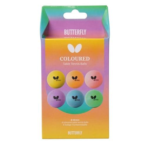 Butterfly® Tischtennisbälle Coloured Balls