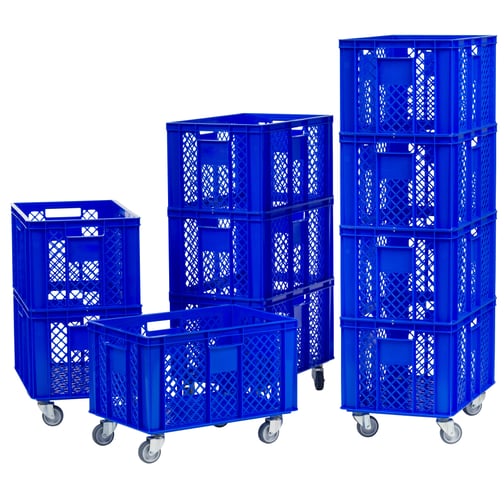 Kübler Sport® Fahrbarer Aufbewahrungskorb